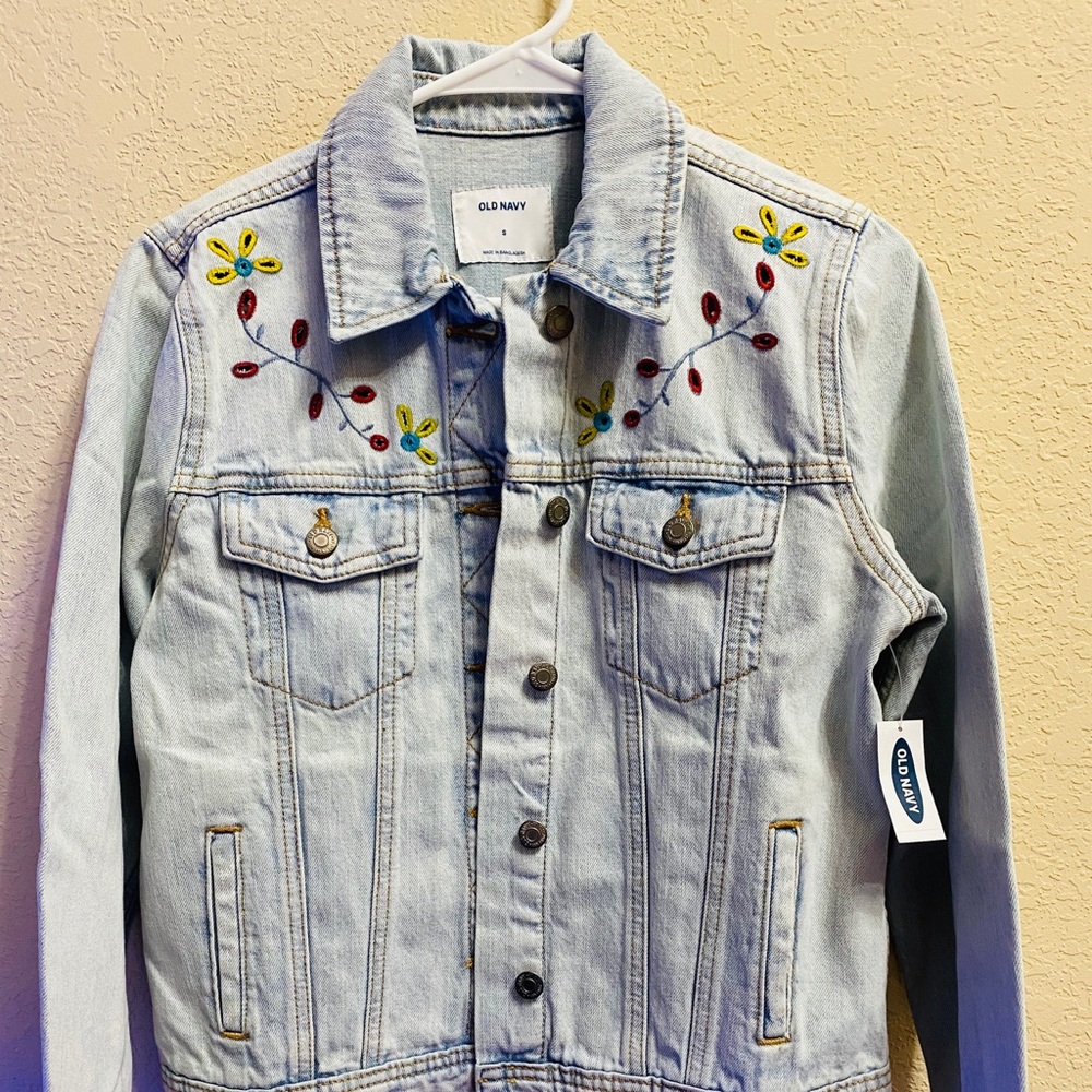 Hand painted Jean jacket